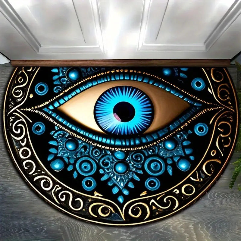 3D Vision Semi-Circular Floor Mat