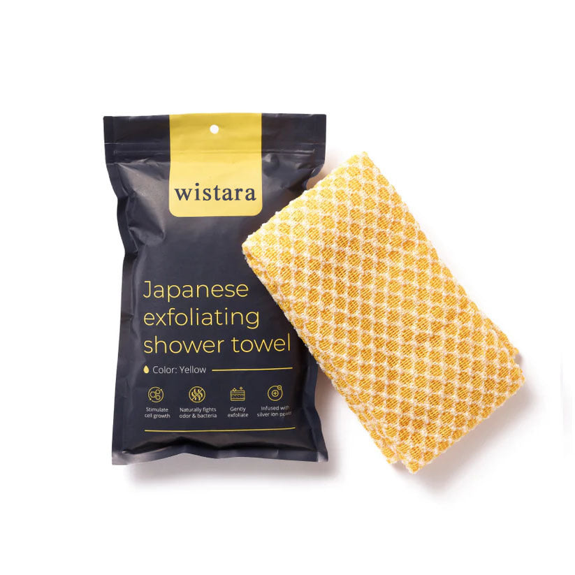 Exfoliating Face and Body Scrub Washcloth teemdrop