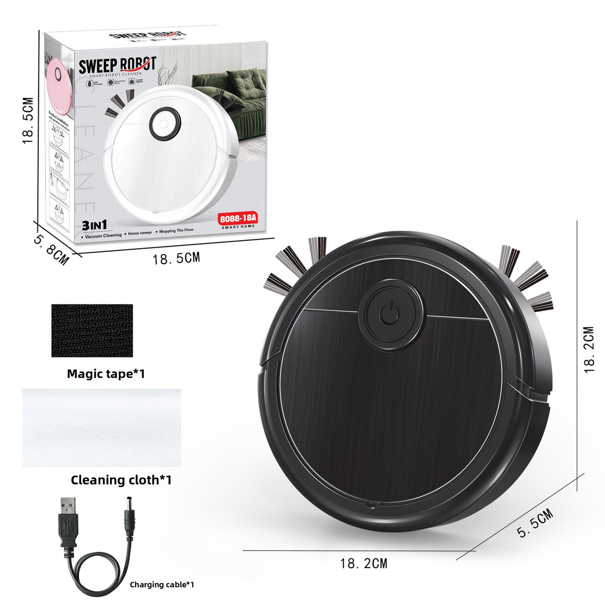Mini Robotic Vacuum Cleaner