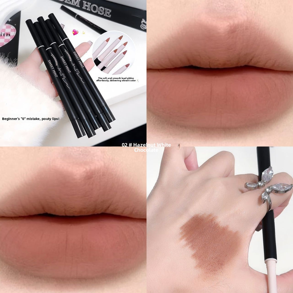 SWEETMINT Dual-Ended Waterproof Matte Lip Liner and Brush teemdrop