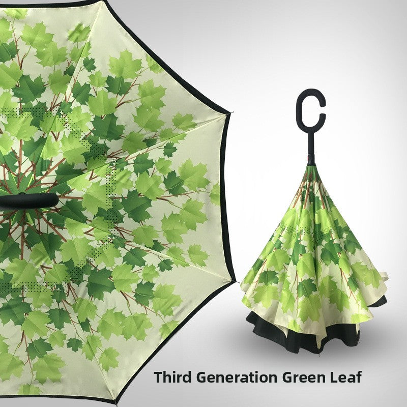 Reverse double-layer umbrella