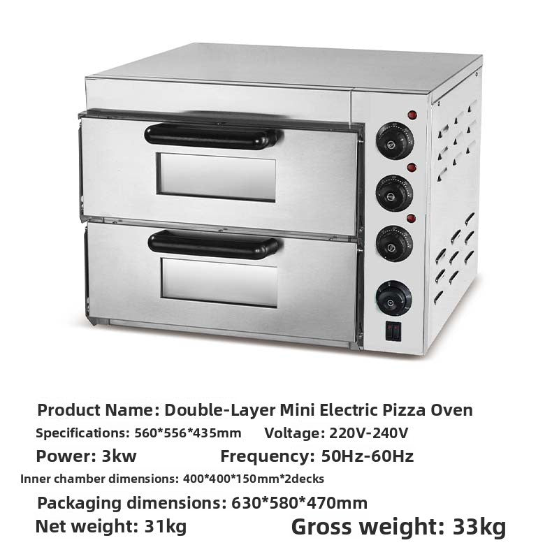 Commercial Electric Gas Pizza Baking Oven