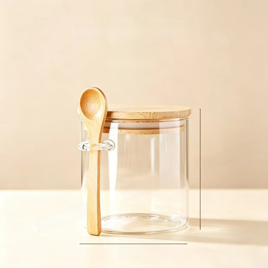 Glass Food Storage Jar
