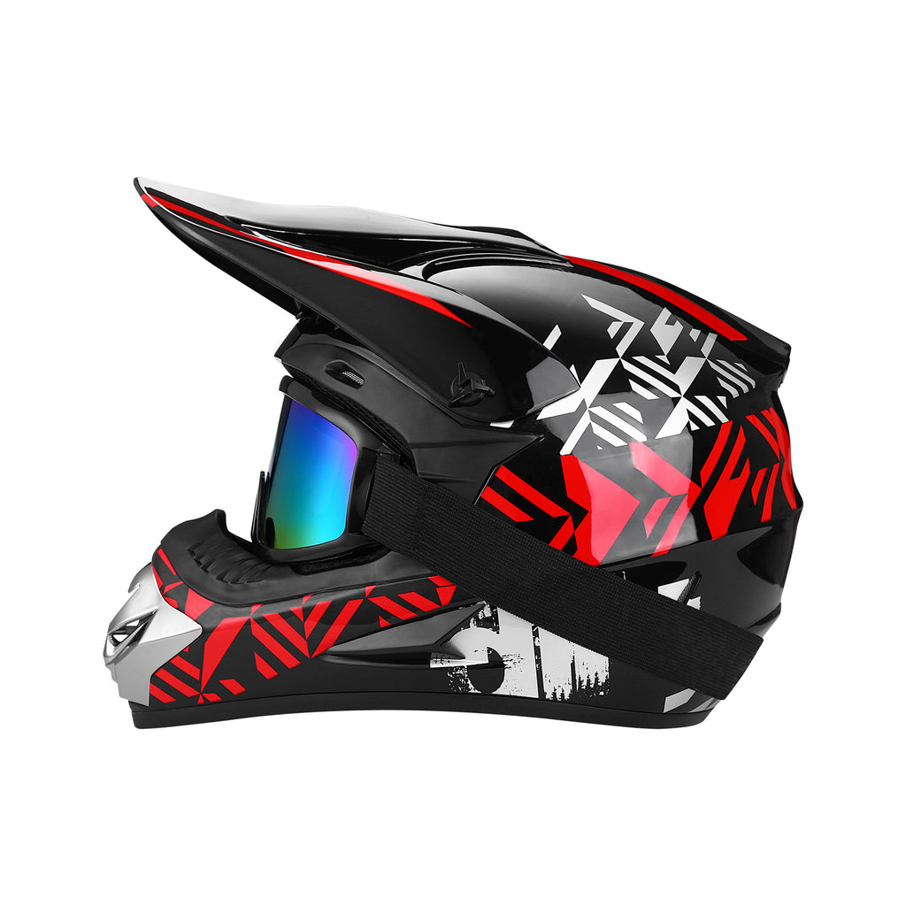 Motorcycle helmet teemdrop