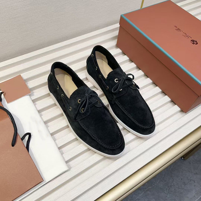 Casual Leather Shoes Simple All-match Fashion Men's Leather Loafers teemdrop