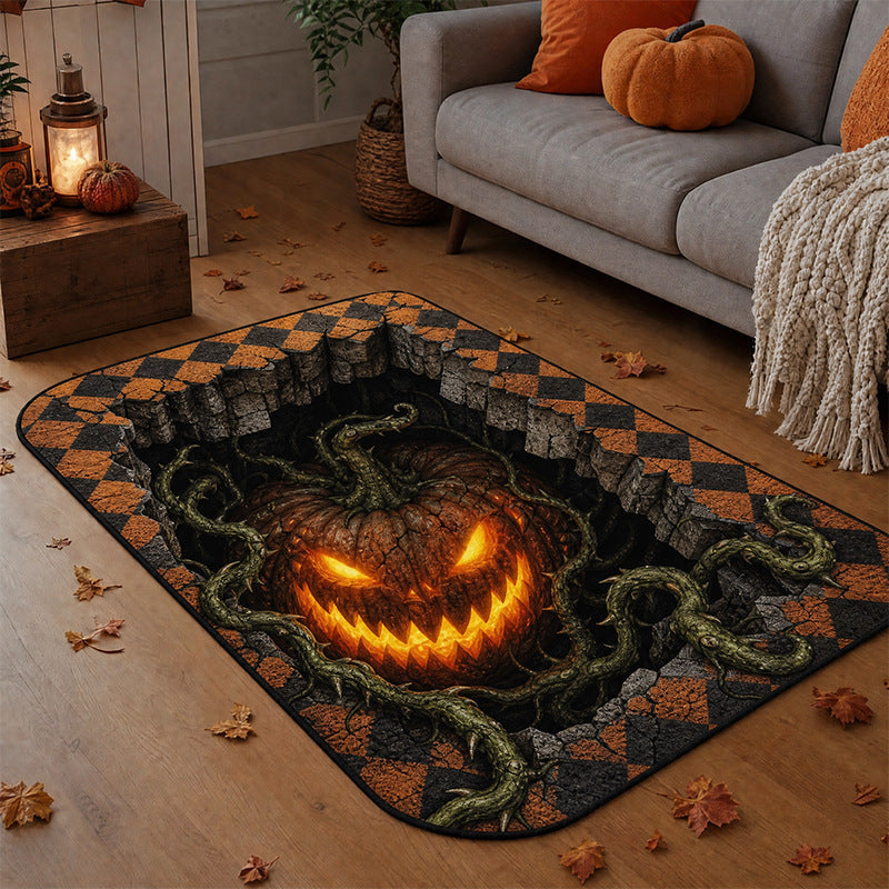 Halloween Crystal Velvet Decorative Carpet
