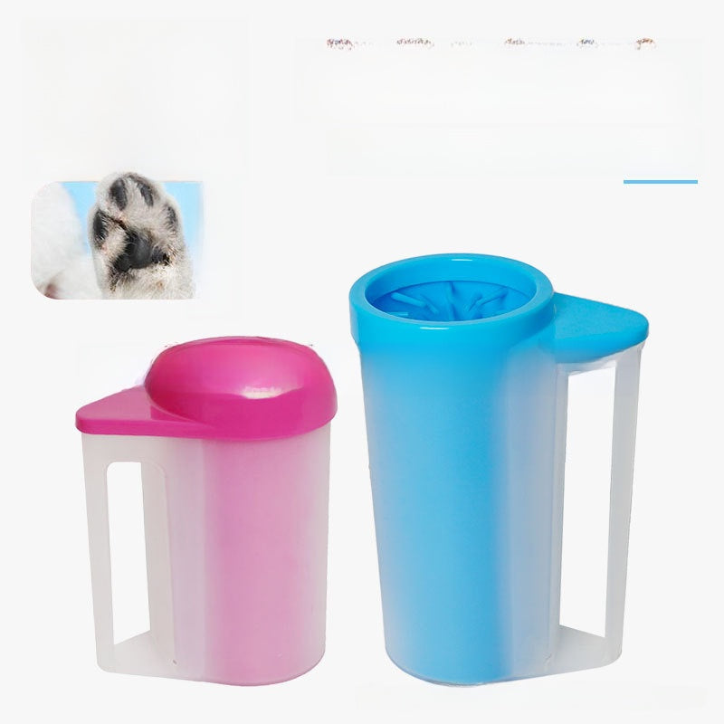 Portable Silicone Bristle Pet Paw Cleaner Cup for Dogs and Cats teemdrop