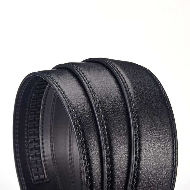 Automatic Buckle Mens Leather Belt