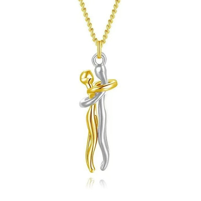 Hug Child Pendant Necklace