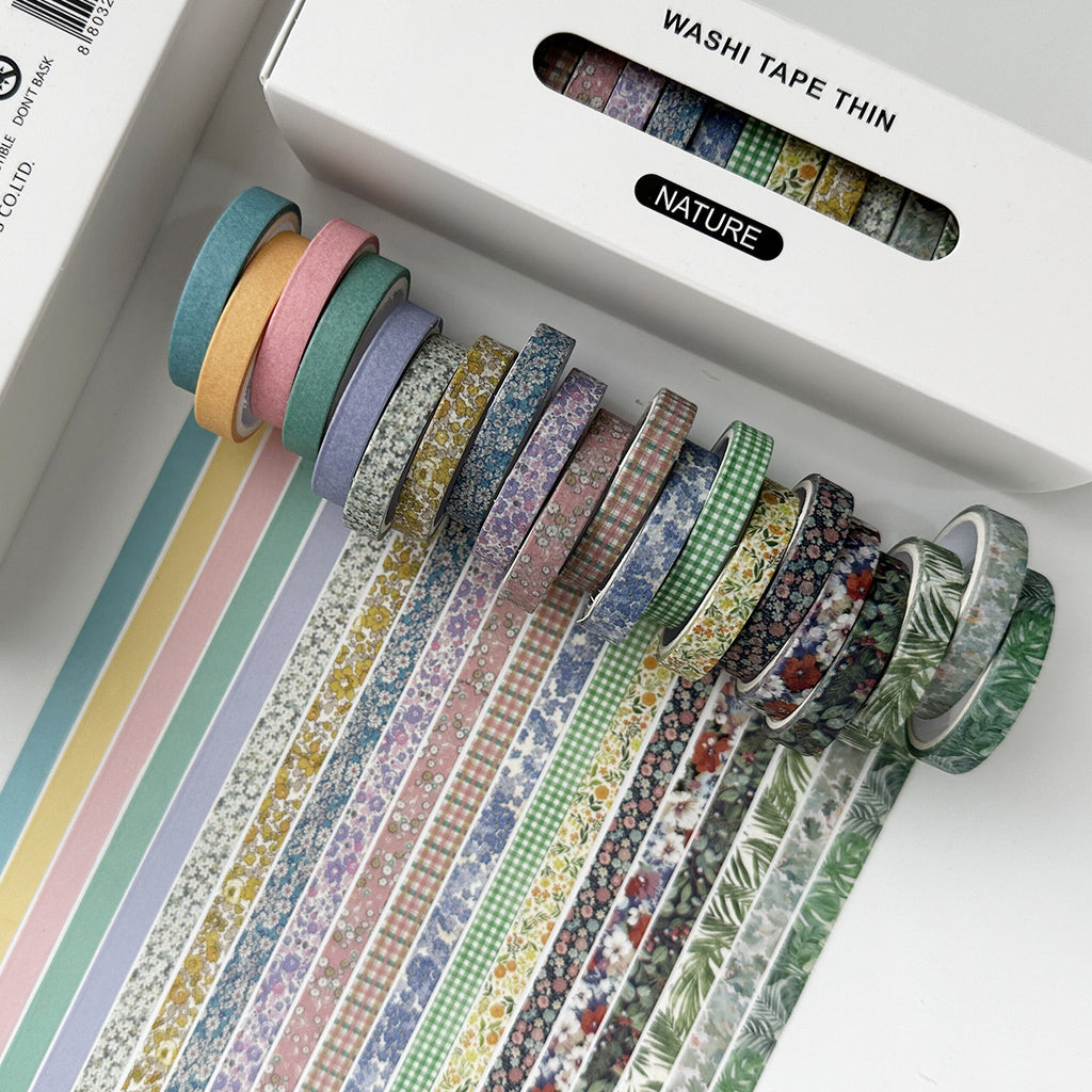 Vintage Japanese Washi Tape Set teemdrop