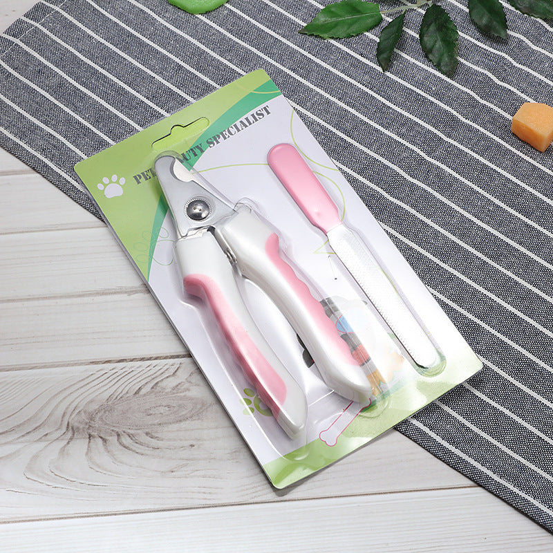 Pet Nail Clipper Stainless Steel Blade with Safety Guard