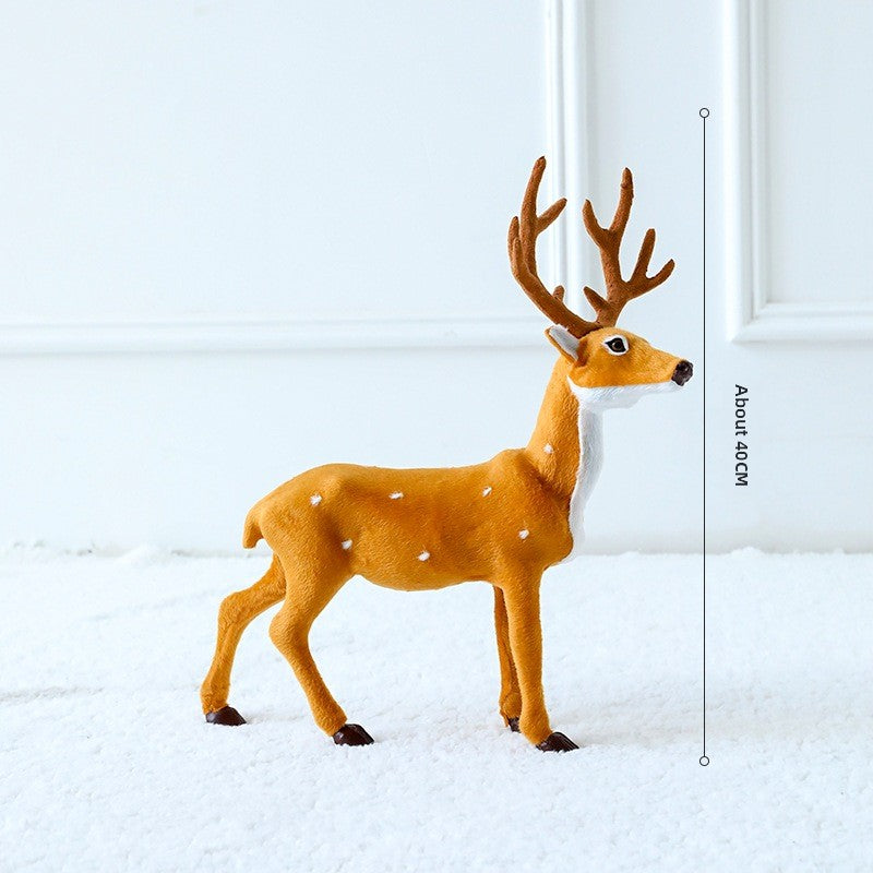 Christmas reindeer figurine