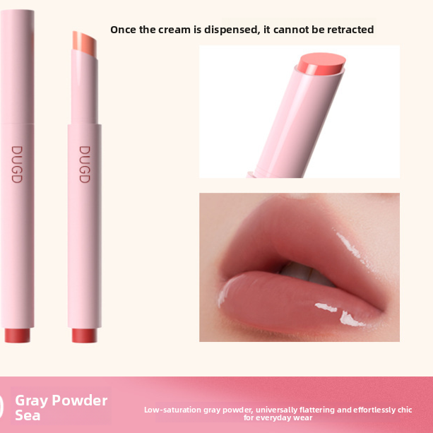 Film-Forming Solid Lip Gloss, Water-Glossy Mirror Finish, Long-Lasting Non-Transfer Plumping Lipstick Pen with Fine Shimmer teemdrop