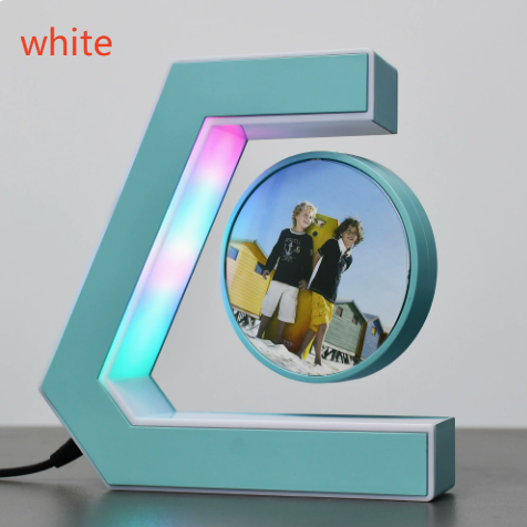 Magnetic Levitating LED Photo Frame Creative Floating Display Home Decor Gift teemdrop