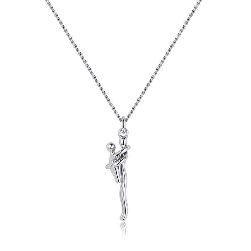 Hug Child Pendant Necklace