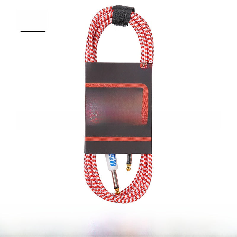 Braided Noise Reduction Guitar Instrument Cable