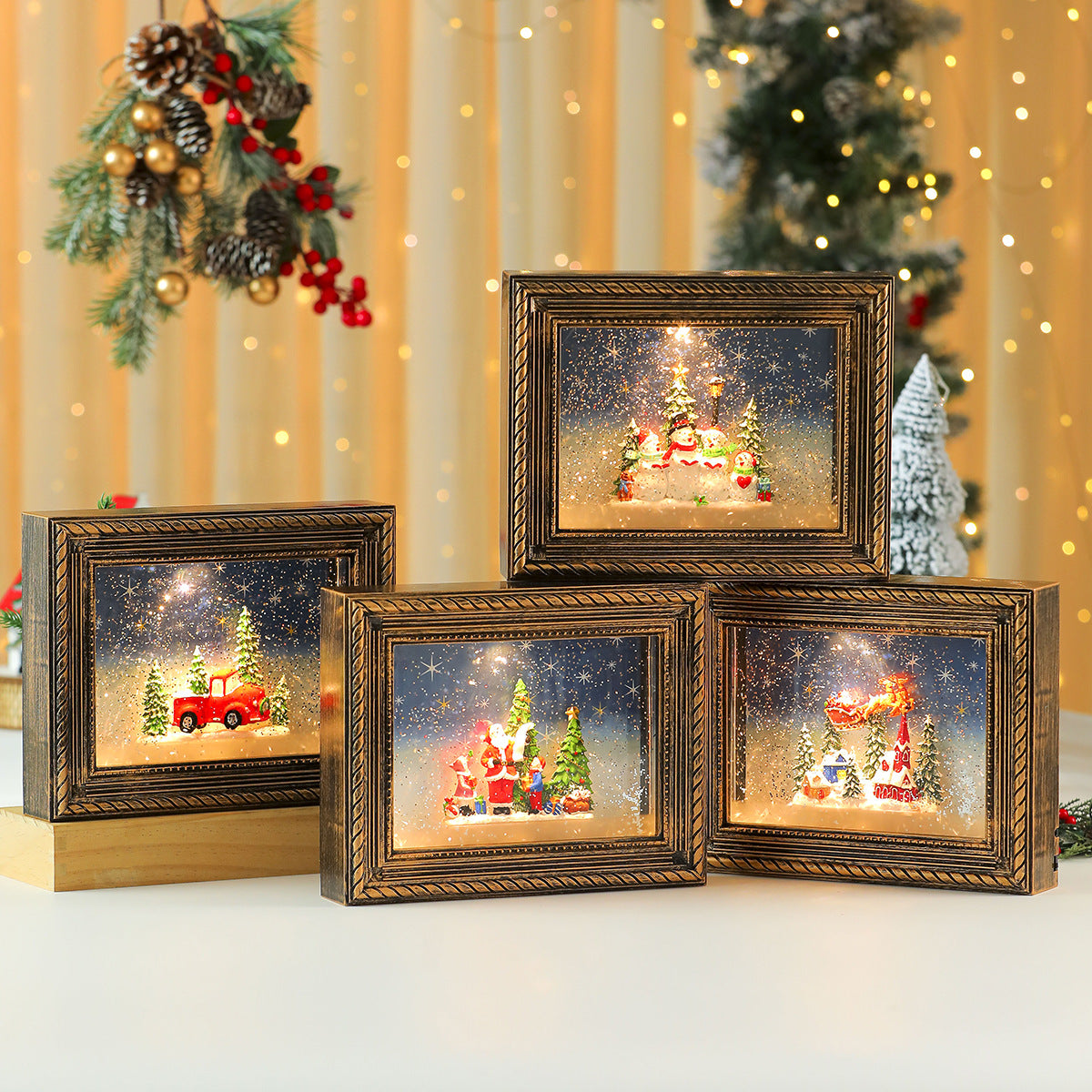 Christmas Musical Photo Frame with Lighting