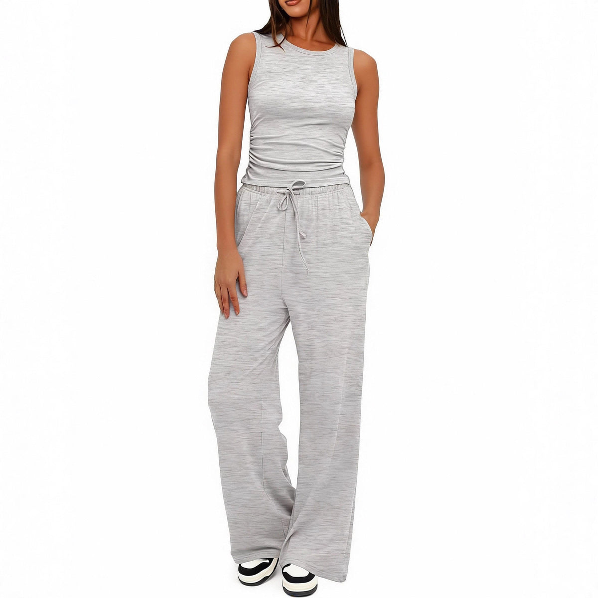 casual wide-leg pants teemdrop
