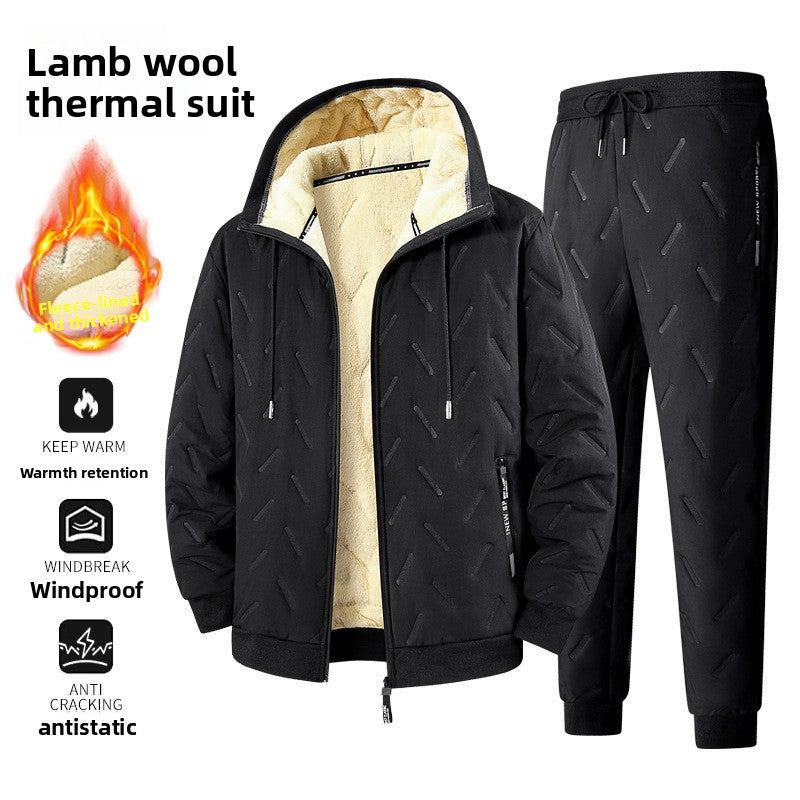 Men's cotton-padded suit teemdrop