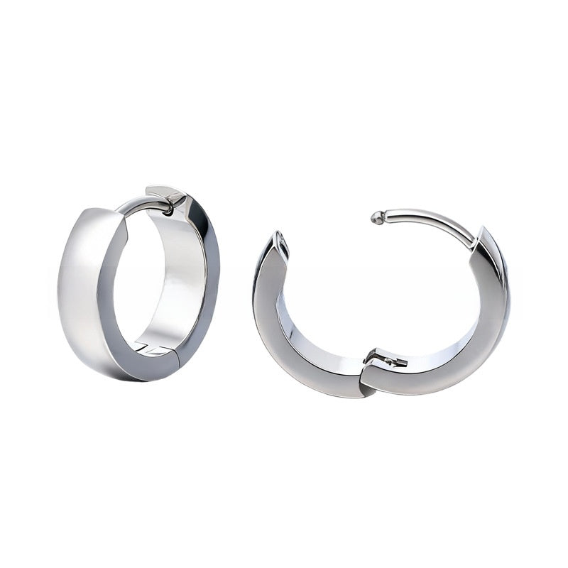 G23 Titanium Alloy Hinged Segment Ear Cuff Cartilage Piercing Jewelry teemdrop