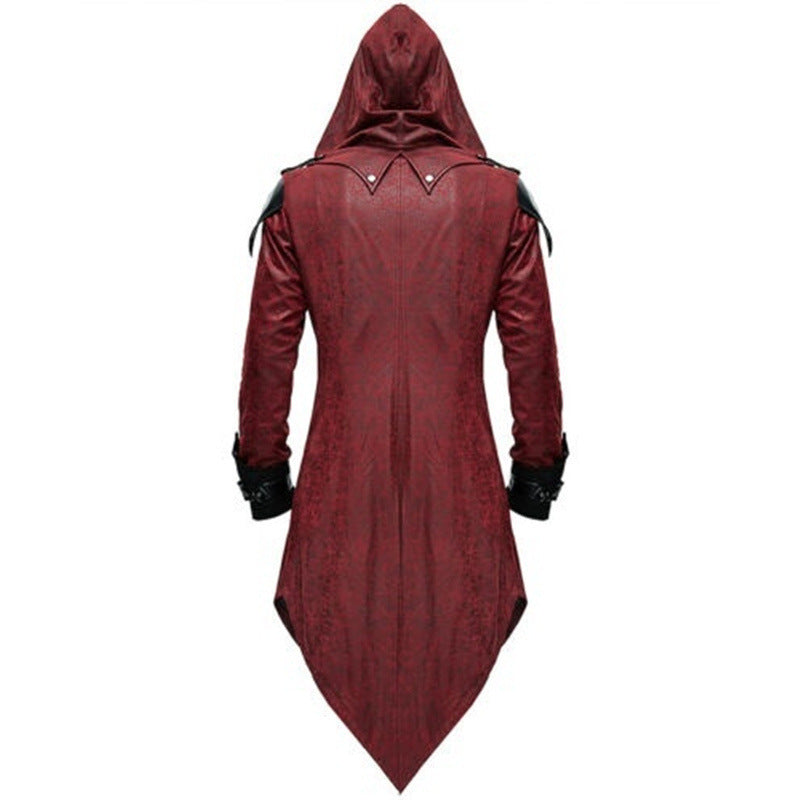 Medieval Gothic Performance Coat for Halloween