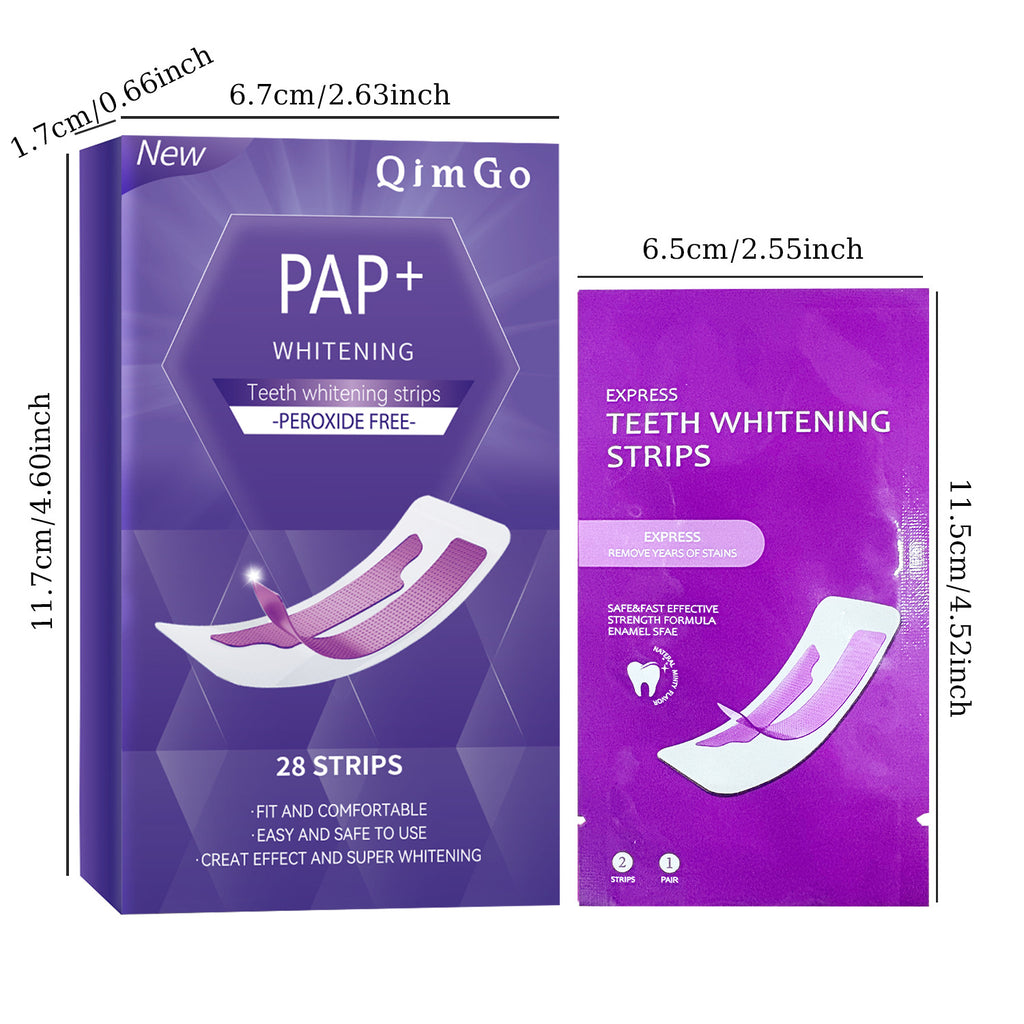 Whitening Purple Tooth Stickers