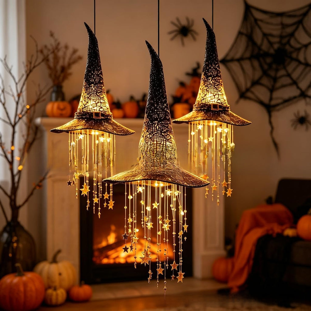Luminous Christmas Hat Wind Chime Light for Indoor and Outdoor Holiday Decoration teemdrop