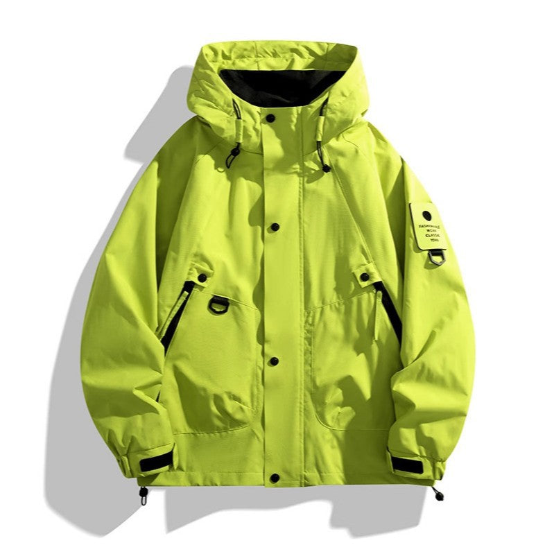 Unisex Windproof Polyester Jacket teemdrop