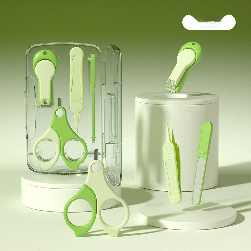 4-Piece Baby Nail Care Safety Grooming Kit Anti-Pinch Clipper Set teemdrop
