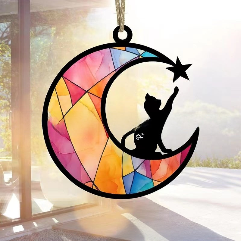 Dog Cat Window Hanging Ornament Personalized Gift