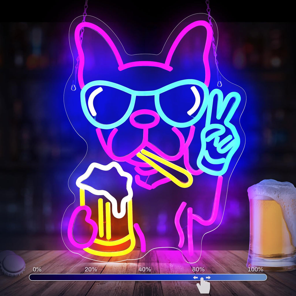 Custom LED Neon Sign Acrylic Decorative Light for Room Wedding Party teemdrop