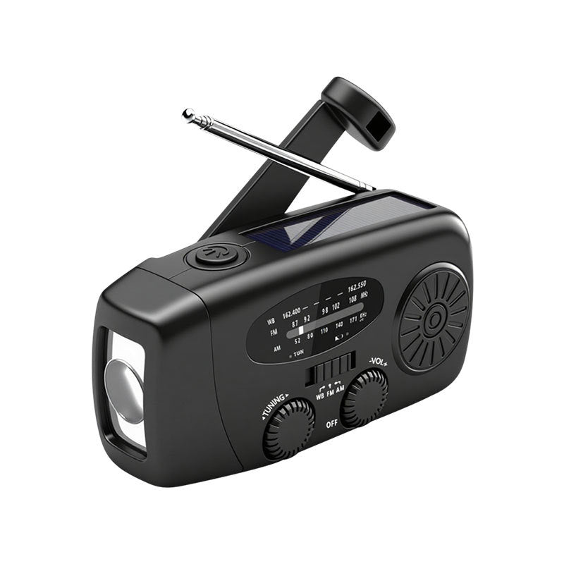 Multifunction Hand Crank Solar Emergency Radio