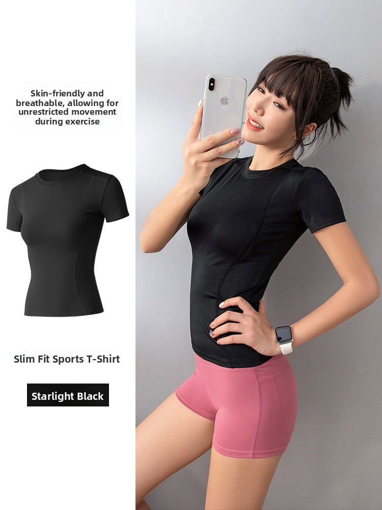 Womens Quick-Dry Fitness T-Shirt