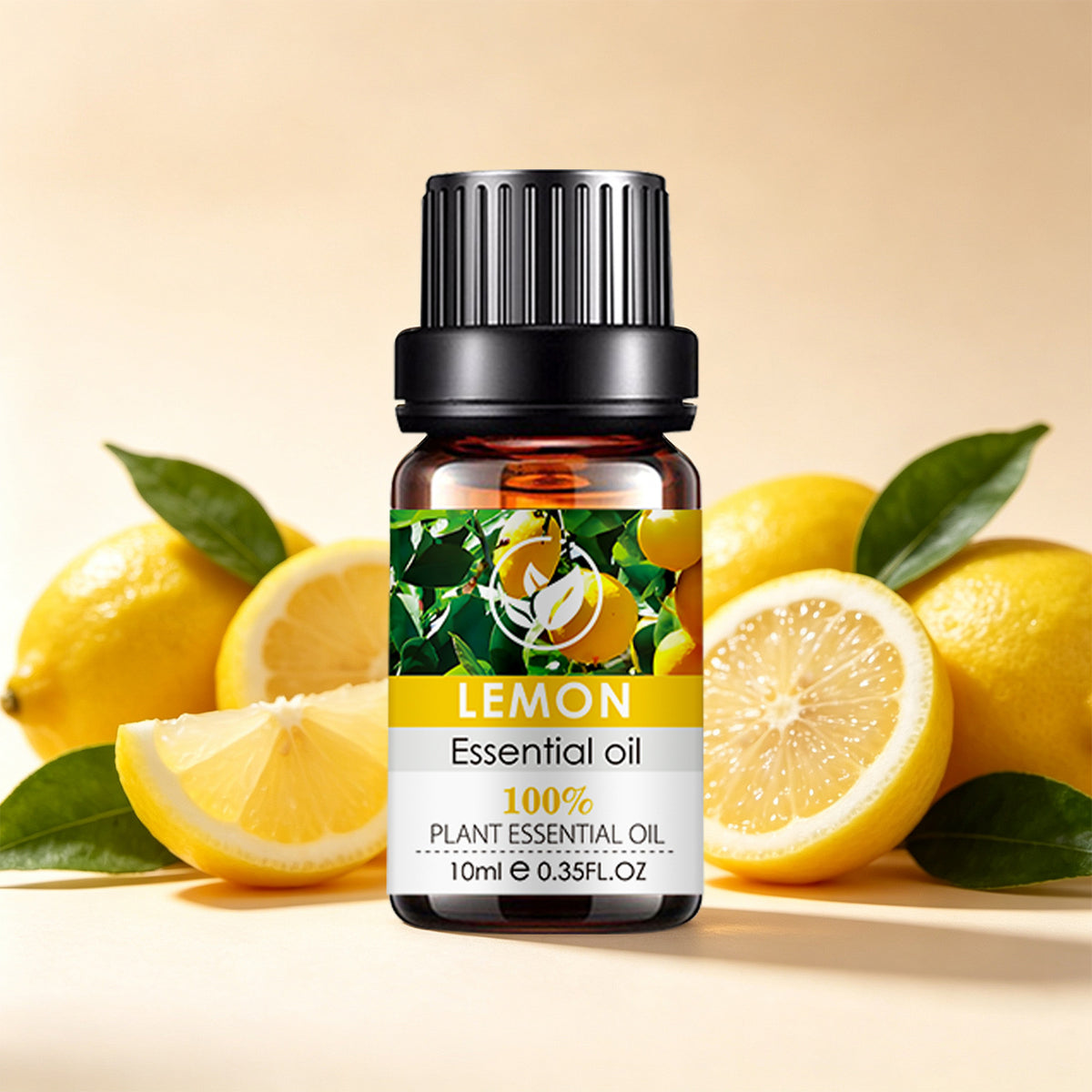 10ml Lemon Essential Oil for Body Massage and Skincare Hydrating Nourishing Aromatherapy teemdrop