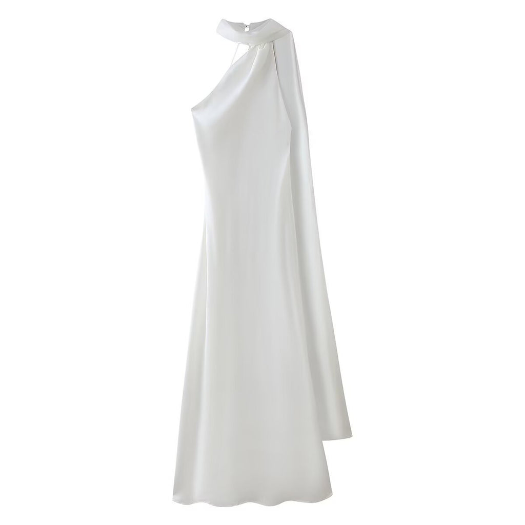 Elegant Halter Backless Slim Long Dress