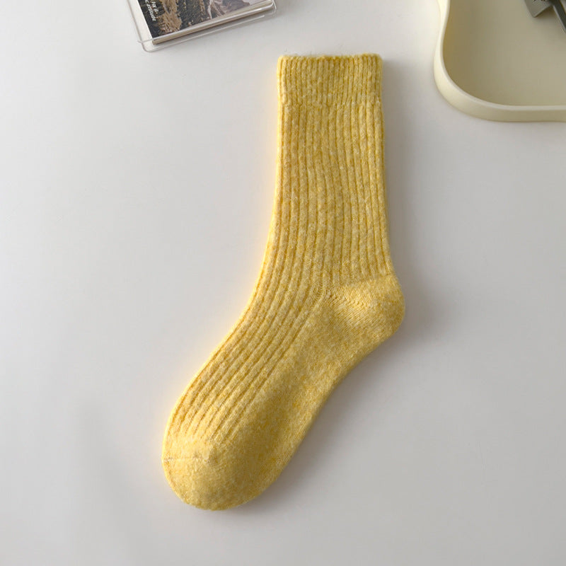 Vintage Wool Blend Mid Tube Socks
