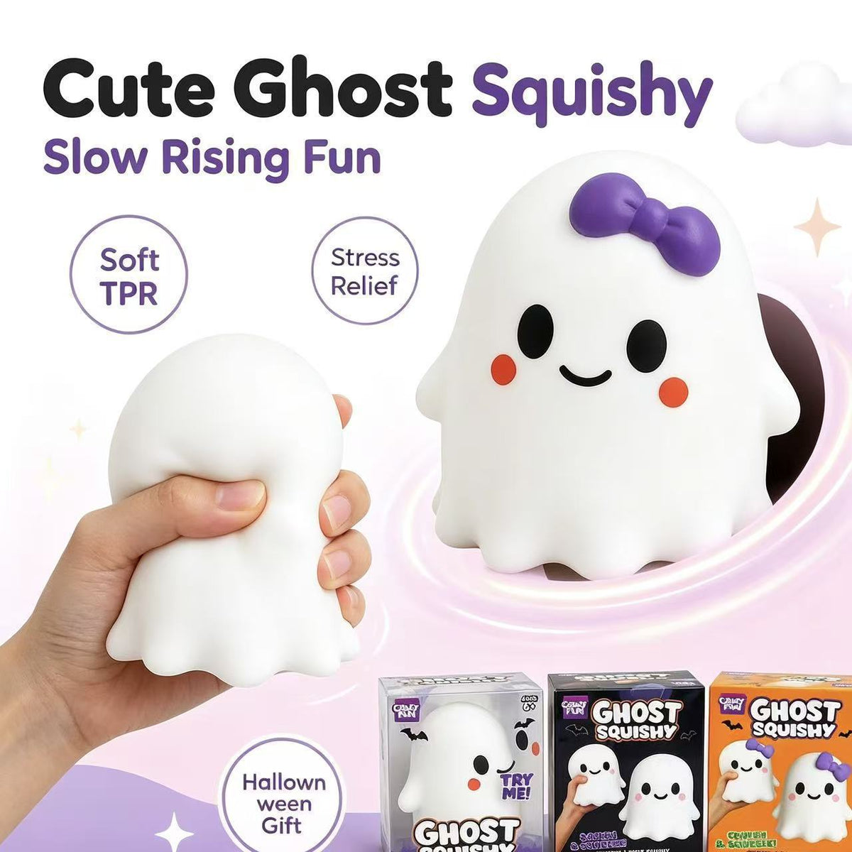 Ghost soft toy teemdrop