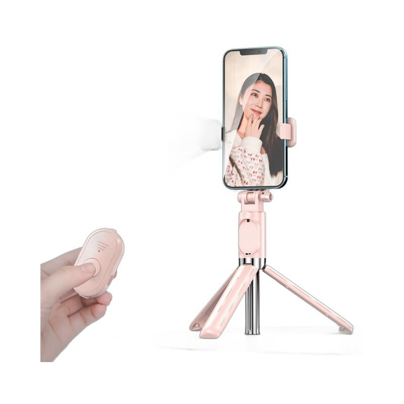 Portable Multi-Function Bluetooth Selfie Stick Tripod with Fill Light teemdrop