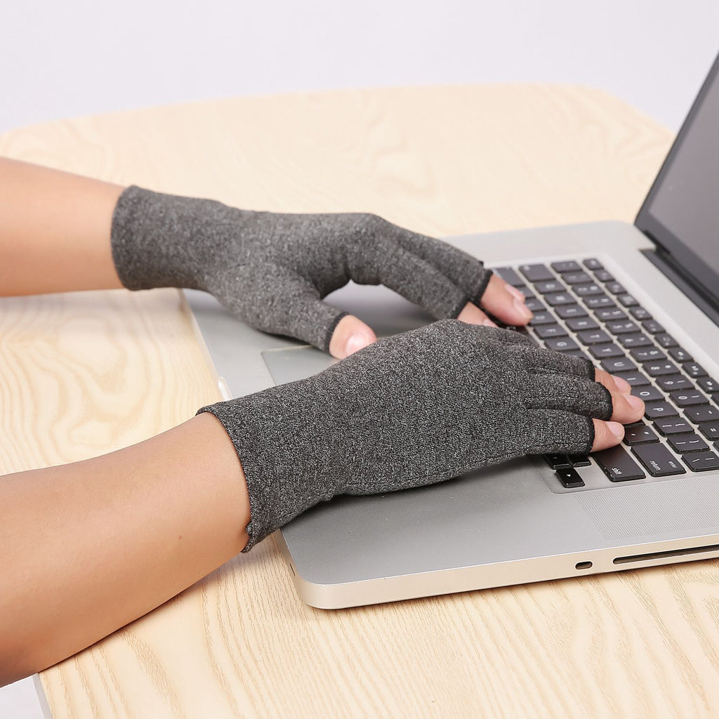Fingerless Compression Gloves for Sports and Joint Care