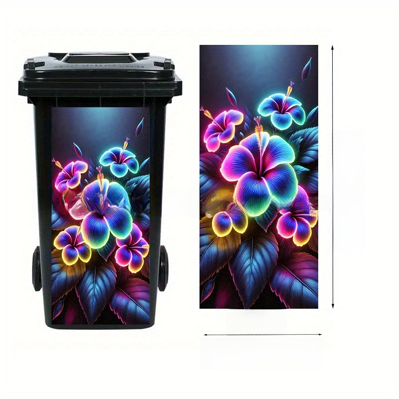Self-Adhesive Waterproof Vinyl Trash Can Sticker teemdrop