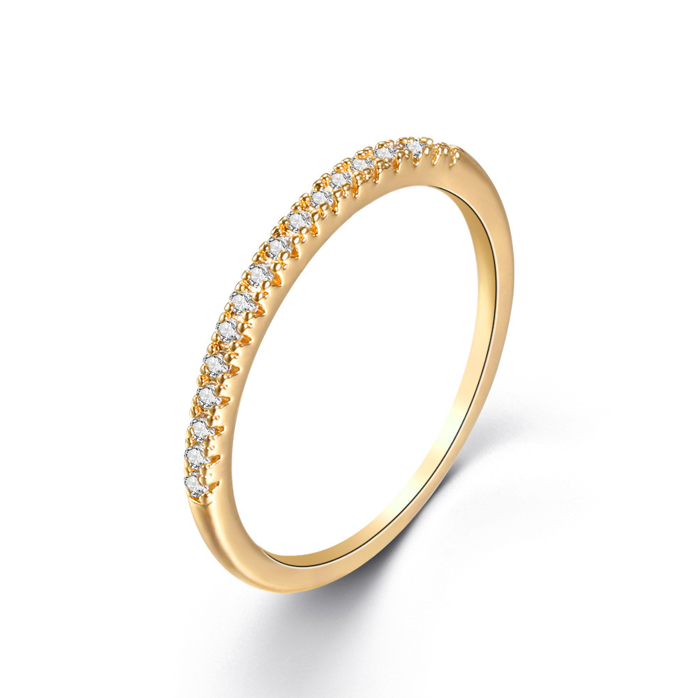 Women's Zircon-Set Ring