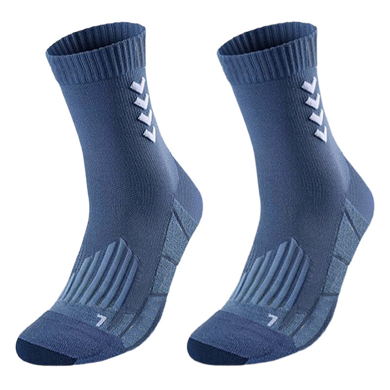 Shock-absorbing high-top sports socks teemdrop