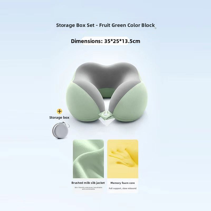 Ergonomic U-Shaped Memory Foam Travel Pillow