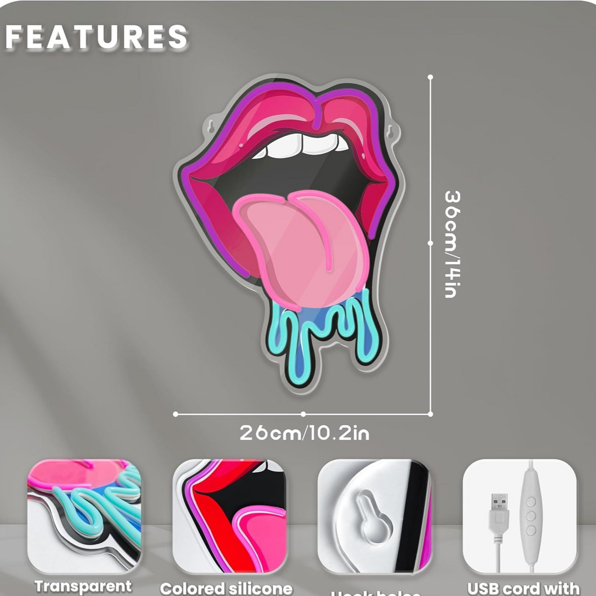 Led Neon Light teemdrop