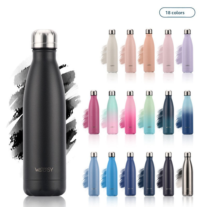 304 stainless steel vacuum insulated portable water bottle