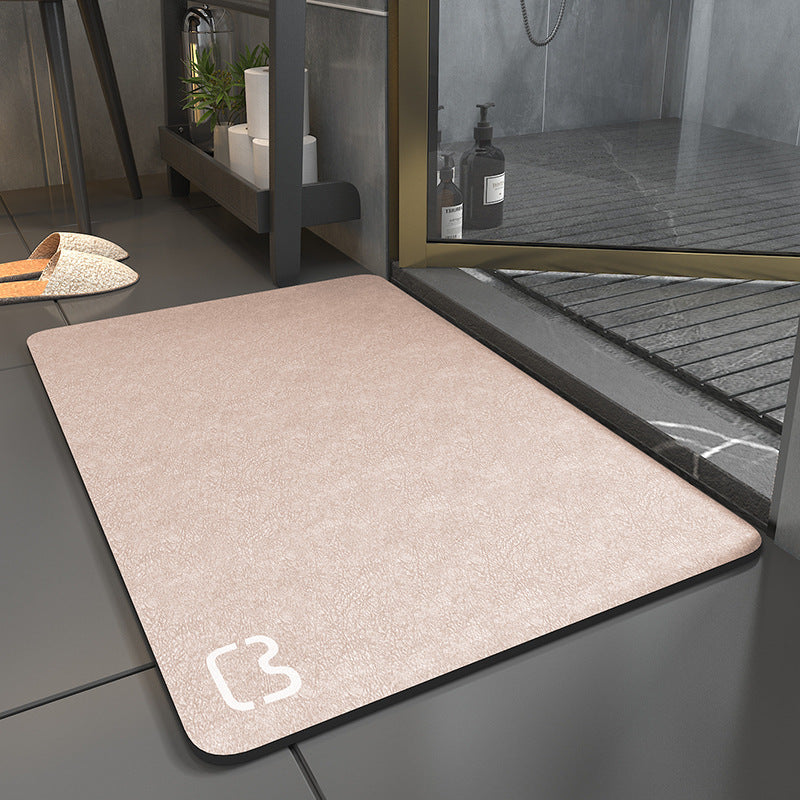 Quick-Dry Plush Bath Mat Floor Mat