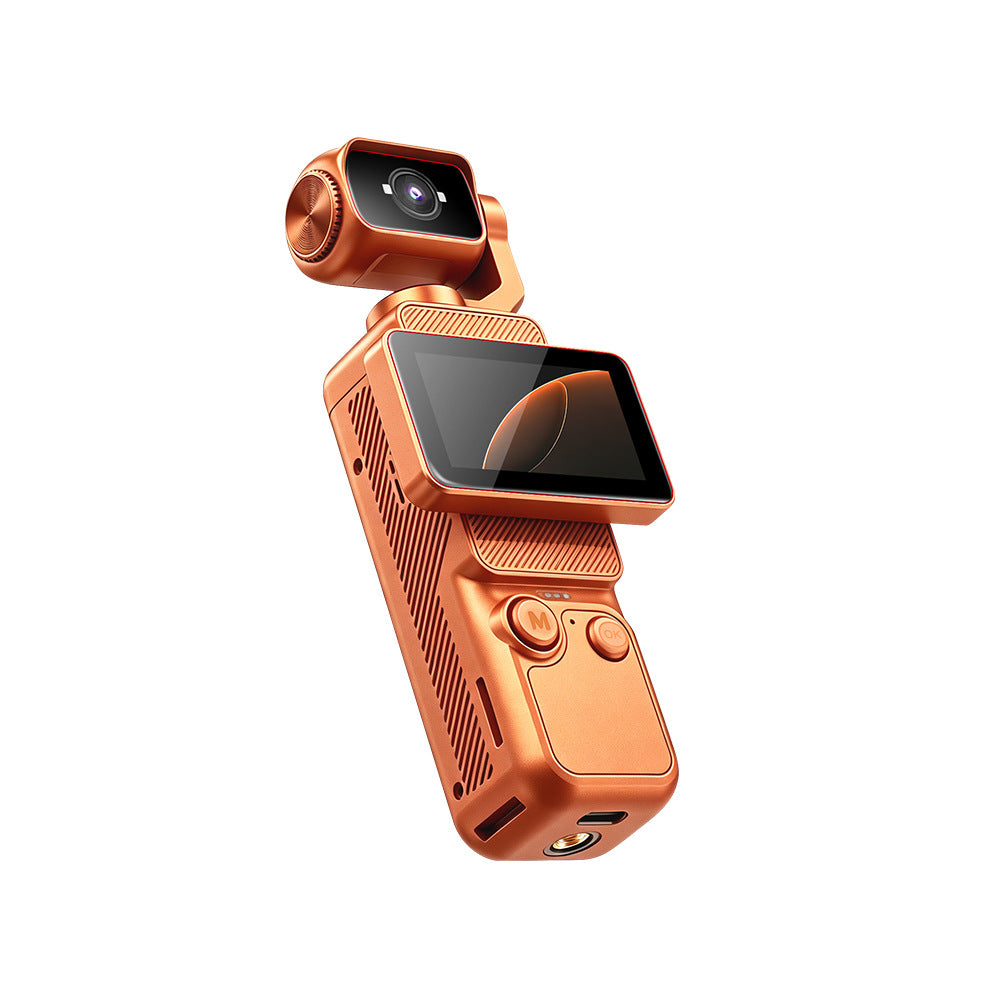 Pocket Action Camera with Rotating Screen WiFi 2.0 LCD Dual Anti-Shake Handheld Recorder teemdrop