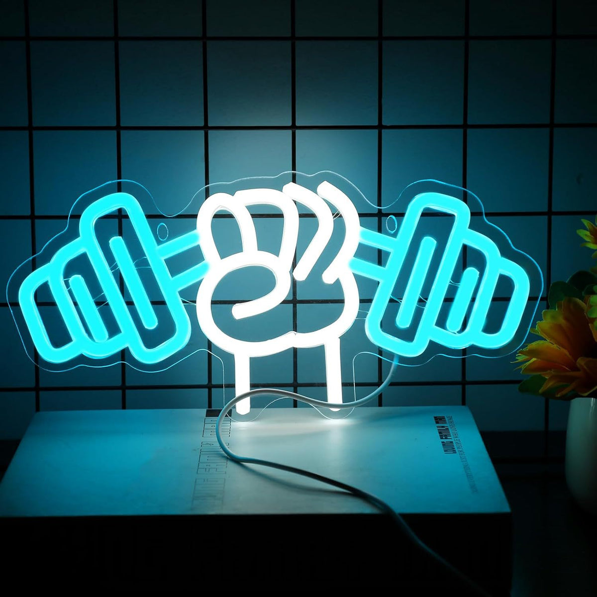 Gym Neon Light Letters Fitness Led