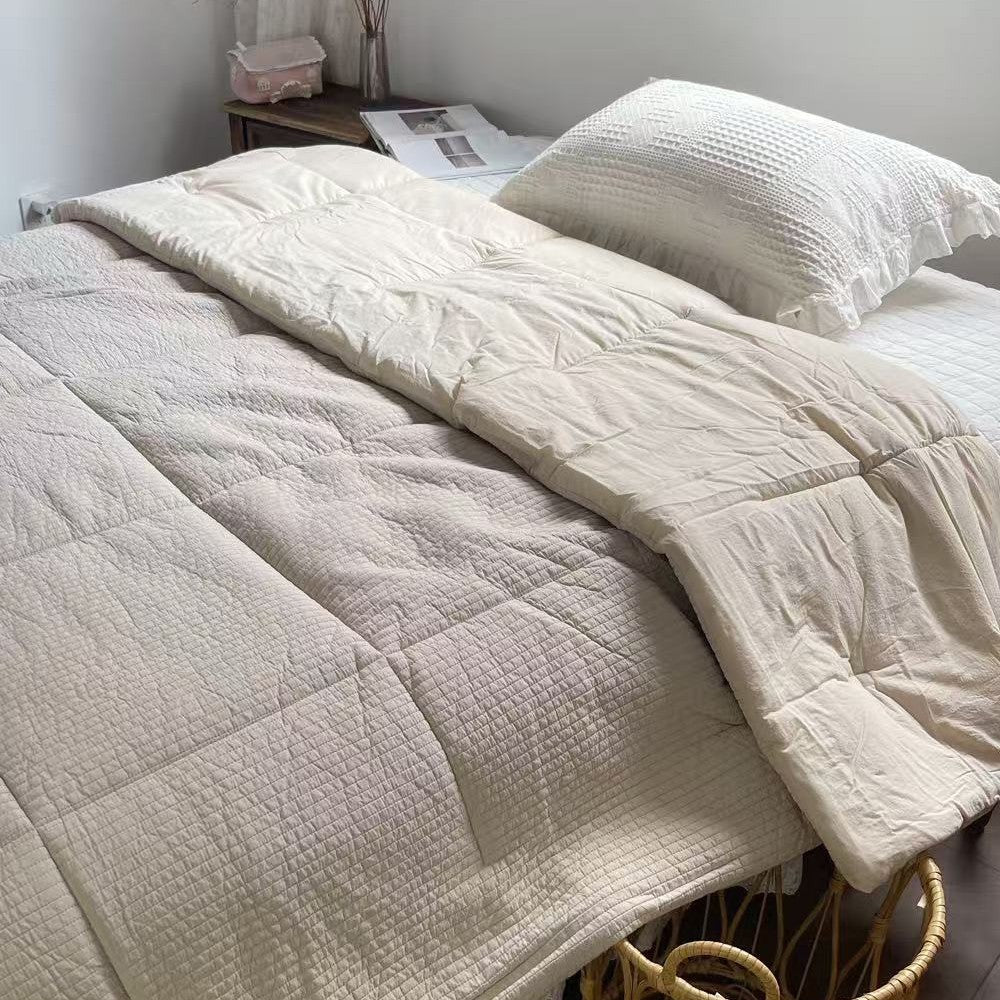 Korean Sand Wash Cotton Quilt