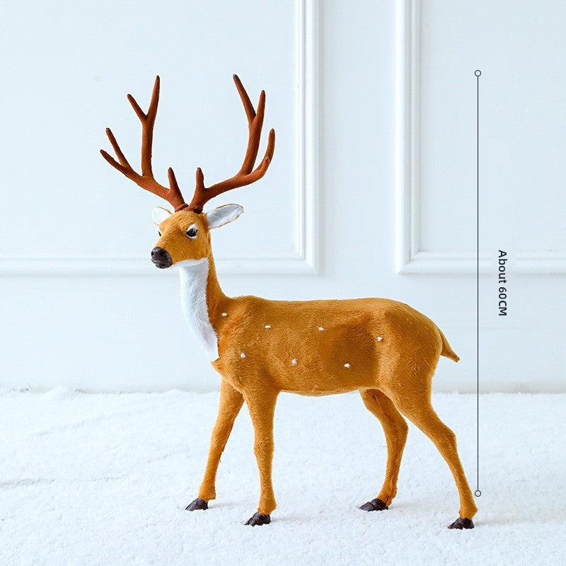 Christmas reindeer figurine